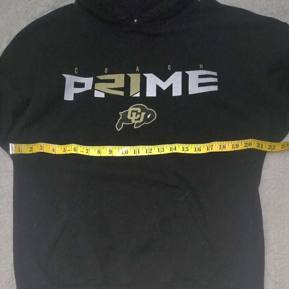 Colorado Buffaloes Men's Coach Prime Heavy Blend Pullover Hoodie Deion Sanders View 4